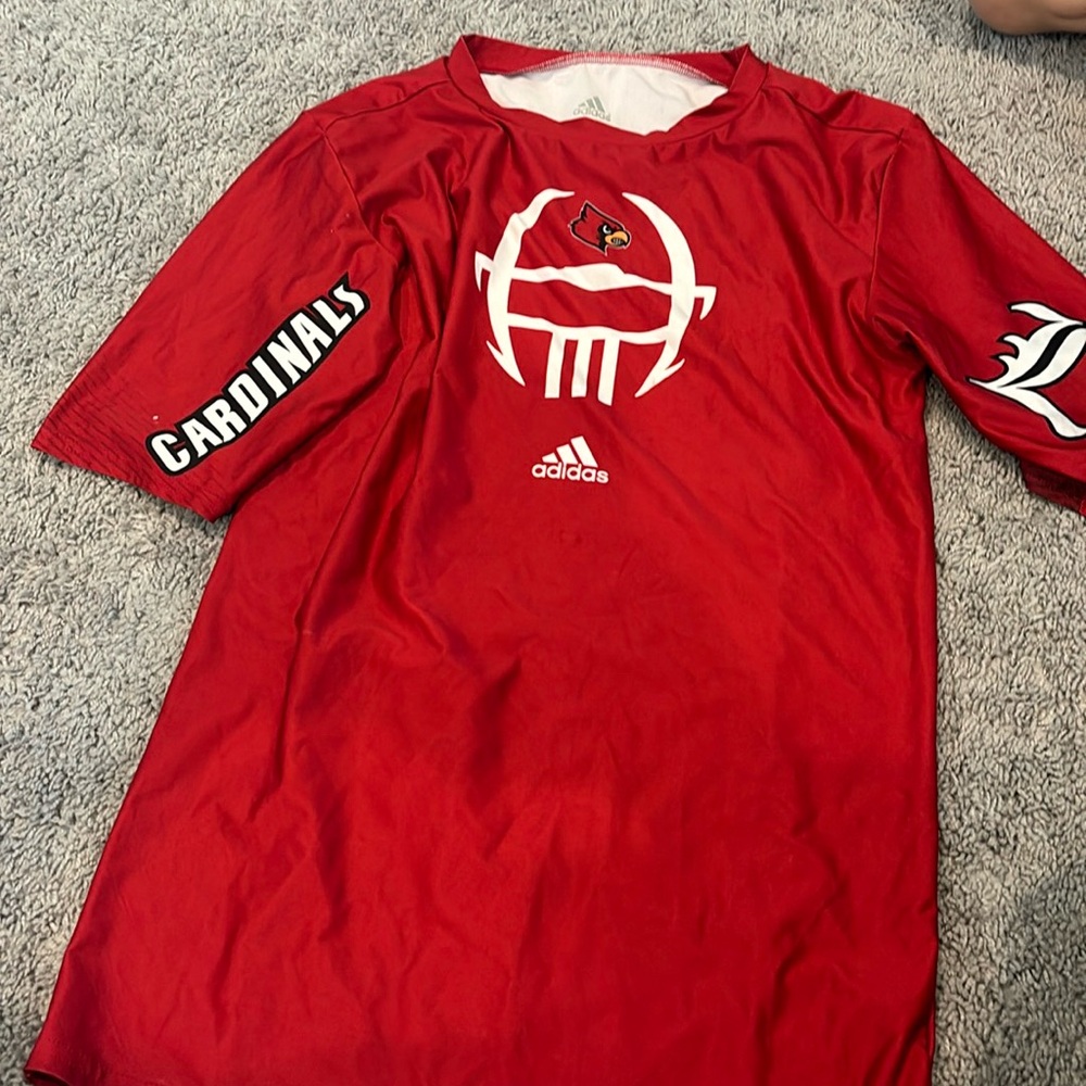 Adidas men’s University of Louisville Football shirt